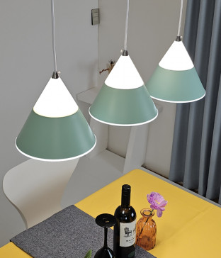 라일스 알파 3등 주방식탁등 식탁펜던트 갓조명 (대/소)